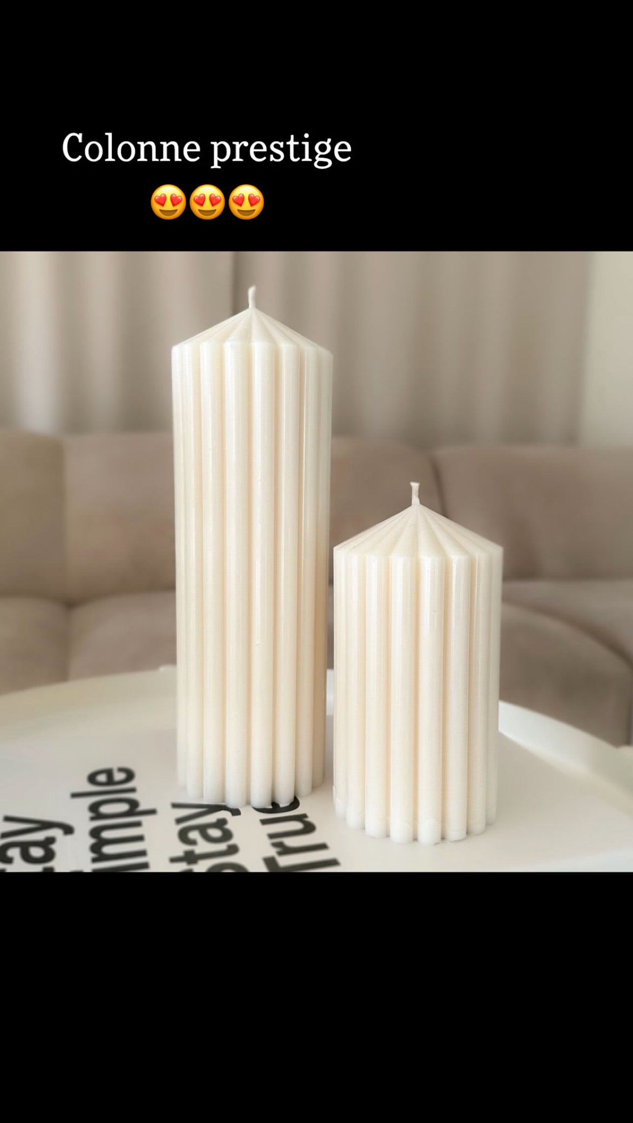 Bougies Décoratives