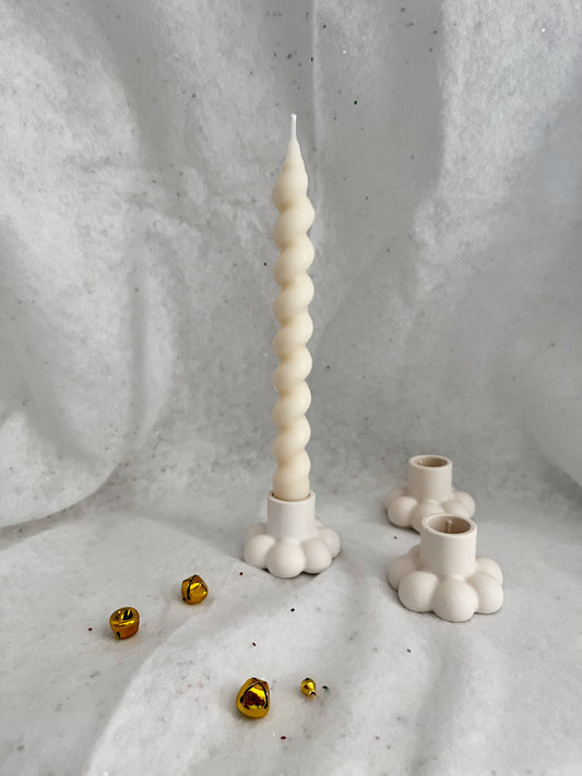 Bougeoirs en Jesmonite