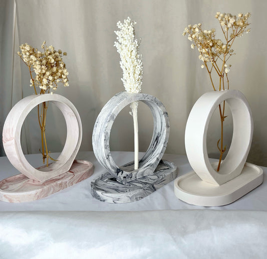Vases en Jesmonite